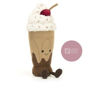 NWT JellyCat Amuseables Chocolate Milkshake Plush Toy